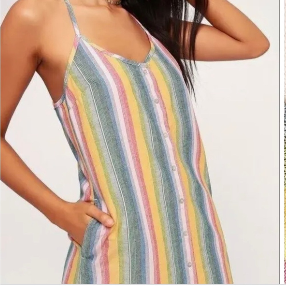 Obey Carmen stripes dress